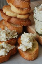 Gorgonzola-Hazelnut Crostini