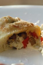 Calzones with Roasted Eggplant and Red Pepper