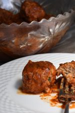 Turkey Meatballs with Spicy-Sweet Pepper Sauce