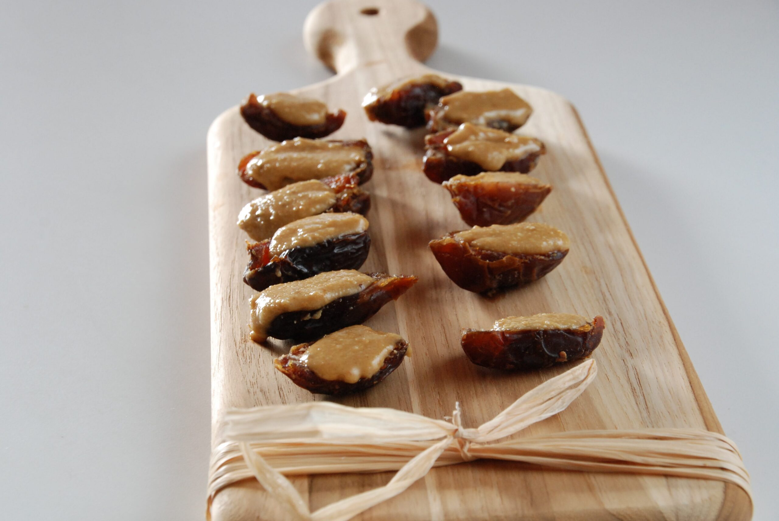 Dates Stuffed with Roasted Pine Nut Butter